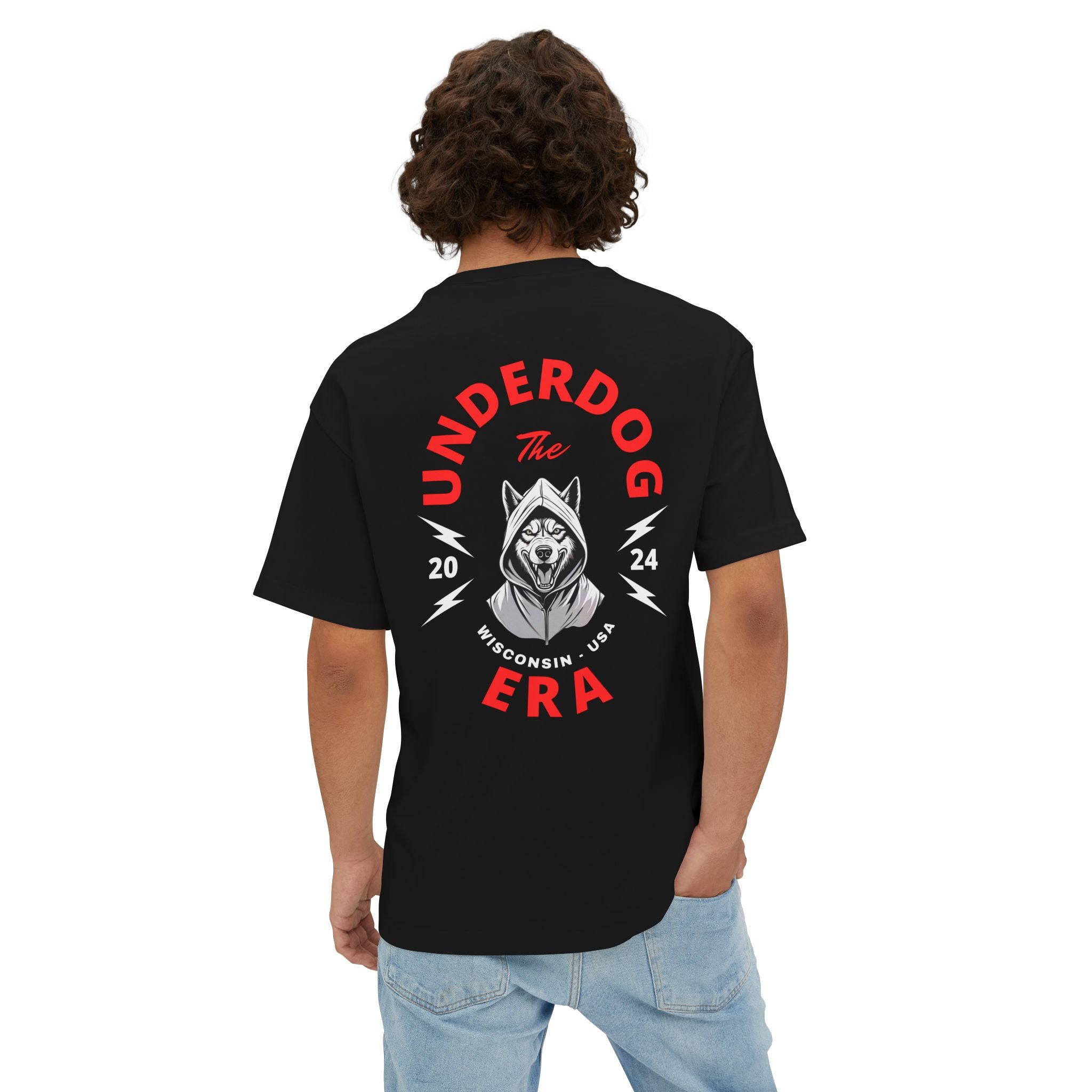 "Charge On" Wisconsin- Oversized Tee