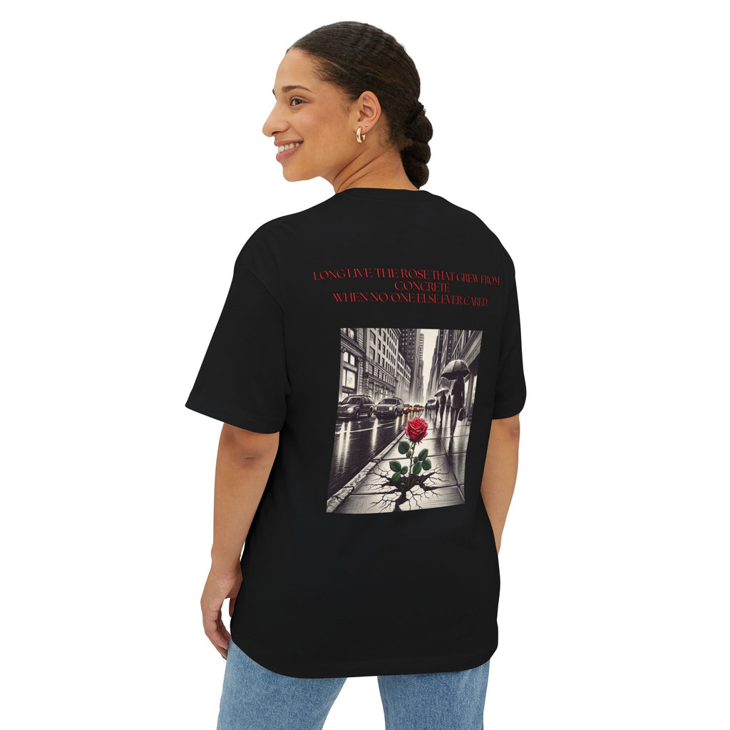 "Concrete Rose"-Oversized Tee