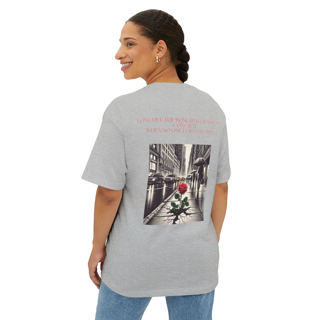 "Concrete Rose"-Oversized Tee